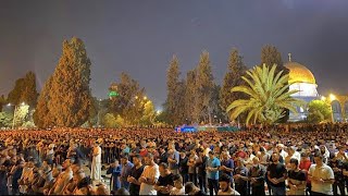 Al AQSA Mosque inside View  Fajar Prayer at Masjid Al AQSA مباشر من المسجد الاقصی [upl. by Anerual]