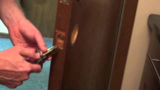 How to Change a Lock  Entrance Lock [upl. by Leiram997]