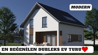 Modern Görünümlü Dubleks Ev Turu [upl. by Wein]