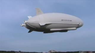 The Airlander 10 airship gets ready for flight  BBC Click [upl. by Ennadroj]