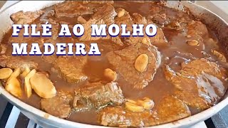 FILÉ AO MOLHO MADEIRA PARA 15 PESSOAS  RECEITA SIMPLES E PRÁTICO [upl. by Ezmeralda187]