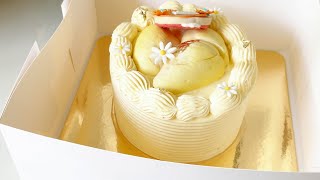 Durian Cake เค้กทุเรียน ครีมสด [upl. by Schmitz496]