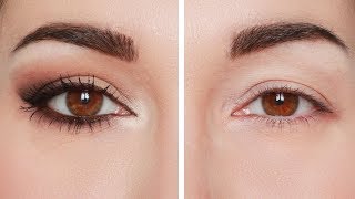 Trucco occhi cat eyes semplice e deffettoEng sub Consigli per palpebra cadente [upl. by Shelby516]