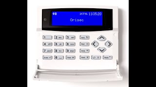 Orisec RK850WH001 Keypad [upl. by Aerdma]