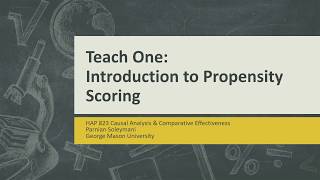 Introduction to Propensity Scoring [upl. by Selby]