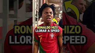 Ronaldo hizo llorar a IShowSpeed 🥺😭  ¡Tienes que verla 🔥  shorts ronaldo [upl. by Ahmed47]