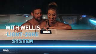 Wellis PeakLife Hot Tub LED Lighting Overview [upl. by Gnivri944]