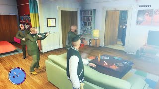 GTA 4 TBOGT  Luis Dwayne Jimmy Pegorino and Dimitris Six Star Cop Battle  Escape [upl. by Nylloc]