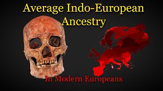 Average ProtoIndoEuropean Ancestry in Modern Europeans [upl. by Rockey]