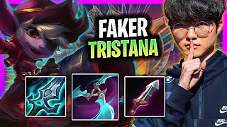 FAKER BRINGS BACK TRISTANA  T1 Faker Plays Tristana Mid vs Zeri Season 2024 [upl. by Esiuole447]