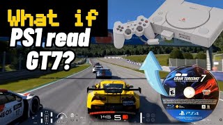 What if PS one reading Gran Turismo 7  27 FPS [upl. by Eanehs625]