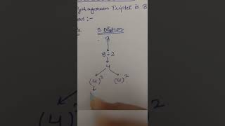 Pythagorean Triples  Pythagorean Triples Trick  Maths Tricks shorts [upl. by Haronid89]