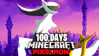 I Spent 100 DAYS in Minecraft Pixelmon Against my Rival Duos Pokémon [upl. by Bax]