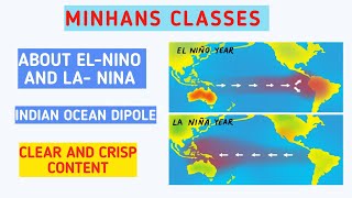 ABOUT EL NINO AND LA NINA AND INDIAN OCEAN DIPOLE  INDIAN GEOGRAPHY SERIES [upl. by Kristen]