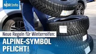 Neue Regeln Winterreifen mit AlpineSymbol ab 1 Oktober Pflicht  NDR Info [upl. by Naasar]