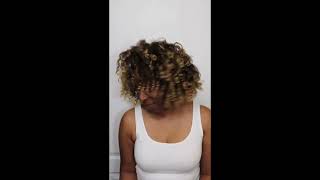 Bantu knots Curls on Natural Hair shorts bantuknots [upl. by Calie]