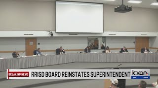 RRISD board reinstates Superintendent Azaiez after investigation [upl. by Marie27]