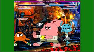 Mugen RequestGumballDarwinNicoleampRichard vs GhostFaceFreddy KruegerMarioexeamp Slenderman [upl. by Thar]