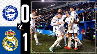 Deportivo Alavés 01 Real Madrid  HIGHLIGHTS  LaLiga 202324 [upl. by Savil228]