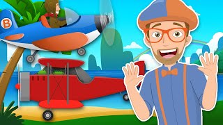 Blippi  Airplane Song  More Baby Songs amp Nursery Rhymes  Educational Videos for Toddlers [upl. by Reiners]