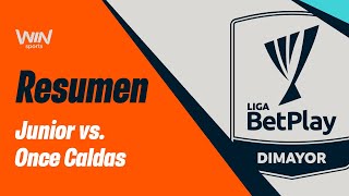 Junior vs Once Caldas resumen y goles  Liga BetPlay 20242  Cuadrangulares  Fecha 4 [upl. by Luis]