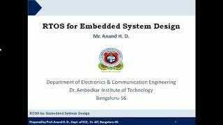 RTOS for Embedded System Design Part 3 [upl. by Hanah]