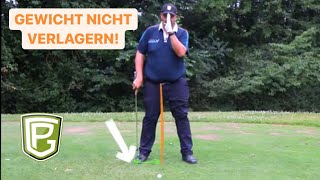 Lass Dich Fallen  Verlagere Dein Gewicht NICHT Im Golfschwung [upl. by Adnhoj779]