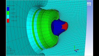 Fragment Impacting a Steel Plate ANSYS  AUTODYN Tutorial [upl. by Eade]