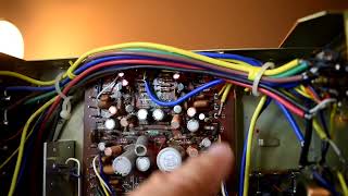 Ive heard about microphonic tubes but transistors can go the same way Kenwood KA2002a rebuild [upl. by Drahsir]