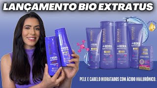 LINHA HIDRA BIO EXTRATUS LANÇAMENTO Ácido Hialurônico  Blend de Óleos  PREENCHE E HIDRATA [upl. by Mcclain]