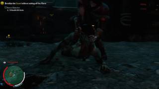 middleearth  shadow of mordor  Brutalize the Guard without setting off the Alarm [upl. by Rehpotsirhcnhoj]