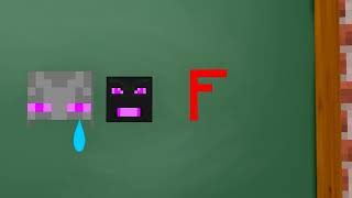 Monster School  Drawing Magic Challenge  Minecraft Animation [upl. by Attela263]