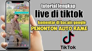 Cara Komentar Live Di TIKTOK DI bacain google [upl. by Annaoy]