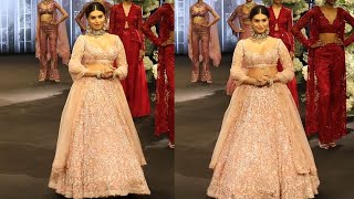 Gorgeous Tara Sutaria Ramp Walk At Lakme Fashion Week 2024 [upl. by Ithsav413]