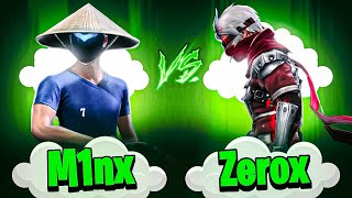 Zerox FF🇳🇵 Vs M1NX🇧🇩  Cleanest Fight Ever🍷1vs1 series 04 [upl. by Faubert]