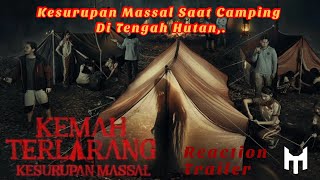 UF Update Film  Reaction Trailer Kemah Terlarang Kesurupan Massal  Kesurupan Massal Saat Camping [upl. by Franci461]