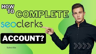 How to complete seoclerks account  SEOCLERK complete profile [upl. by Damalis]