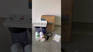 Whole House Water Filter Install plumber shorts [upl. by Duke]