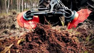 Bog Monsters Mega Tractor Bracke Forest T26  Disc Trencher [upl. by Lillith560]