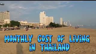 Pattaya Jomtien Thailand Monthly Cost Of Living [upl. by Atteugram]