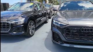 2024 Audi Q8 Vs 2023 Audi Q8  Audi reinvigorates the Q8 with bolder styling for 2024 [upl. by Anwahsar]