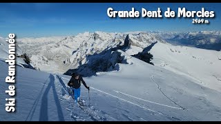 Ski de randonnée  Grande Dent de Morcles  2969 m [upl. by Rehpotsirc]