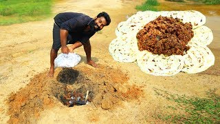 POROTTA BEEF MANTHI RECIPE  പൊറോട്ടേം ബീഫും കുഴിയിൽ ചുട്ടത്  M4 TECH [upl. by Annoyt]