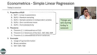 3 Advanced Econometrics  Properties of SLR  Meaning of unbiasedness of OLS estimators [upl. by Lucy]