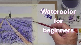 watercolor for beginners  an online course to develop your painting skills [upl. by Ardnoik]