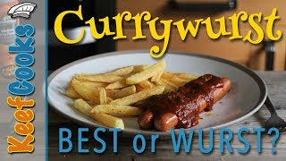 Best or Wurst Currywurst Favourite German Street Food [upl. by Modnarb]