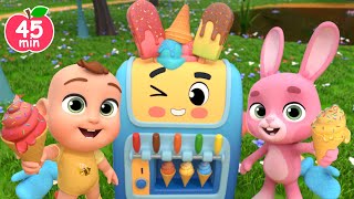 The Ice Cream Machine gives Ice Cream  Good Manners Song by Lalafun Nursery Rhymes amp Kids Songs [upl. by Leaw689]