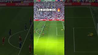 Robert Lewandowski Scores Penalty vs France euro2024 lewandowski poland football shorts [upl. by Atthia]