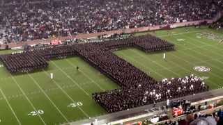 Fightin Texas Aggie Band Halftime Drill  Missouri Game at Kyle Field on November 15 2014 [upl. by Audri928]