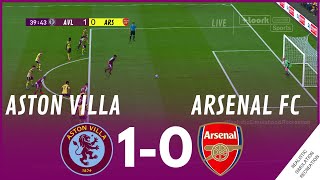 Aston Villa vs Arsenal 10 MATCH HIGHLIGHTS • Video Game Simulation amp Recreation [upl. by Arualana]